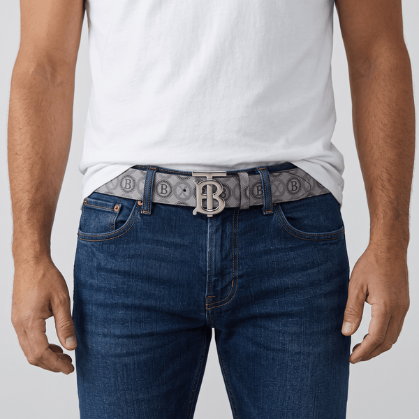 Burberry Luxury Check Belt – Buckle 115 cm🖤🔥