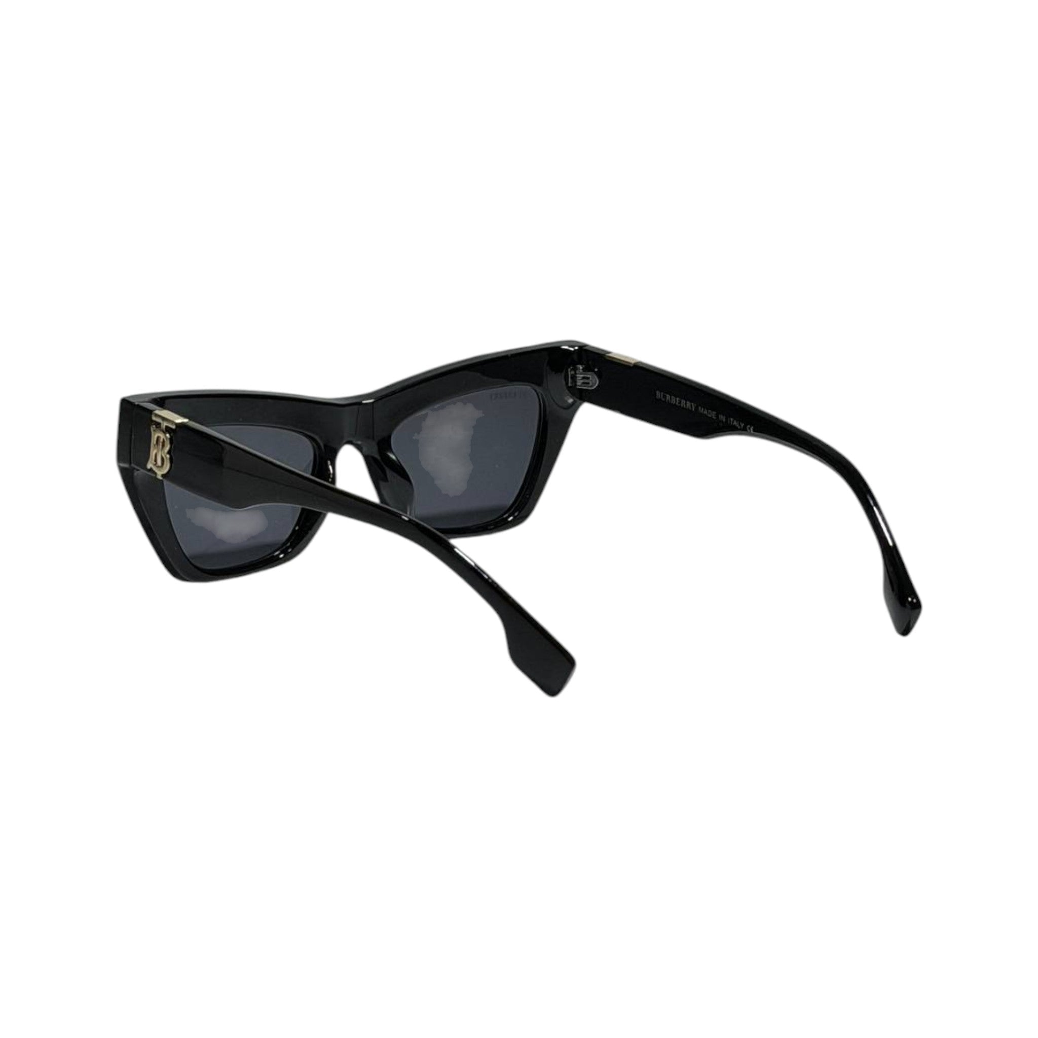 🖤 Burberry Monogram Cat - Eye Sunglasses | Luxury Black Gold Edition 😎 - MASTERPIECE