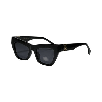 🖤 Burberry Monogram Cat - Eye Sunglasses | Luxury Black Gold Edition 😎 - MASTERPIECE
