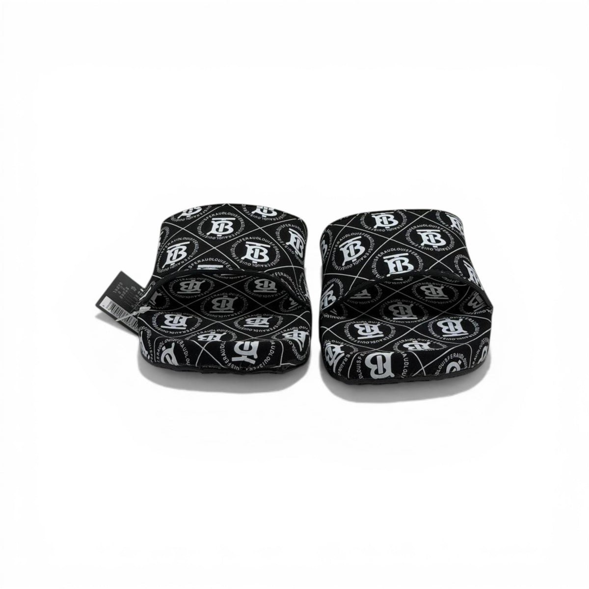 🖤🔥 Burberry Slides – All Over Monogram Black Edition 💎🩴 - MASTERPIECE