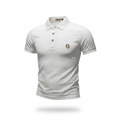 🤍 Burberry White Polo Shirt – Classic Minimal Logo Polo 👕✨ - MASTERPIECE