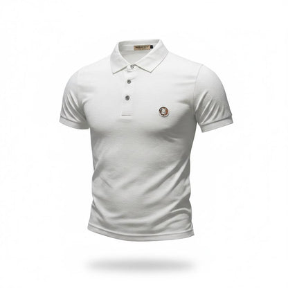 🤍 Burberry White Polo Shirt – Classic Minimal Logo Polo 👕✨ - MASTERPIECE