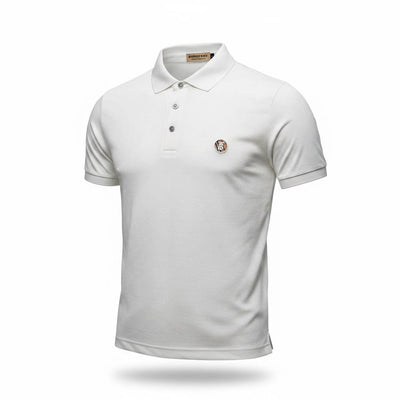 🤍 Burberry White Polo Shirt – Classic Minimal Logo Polo 👕✨ - MASTERPIECE