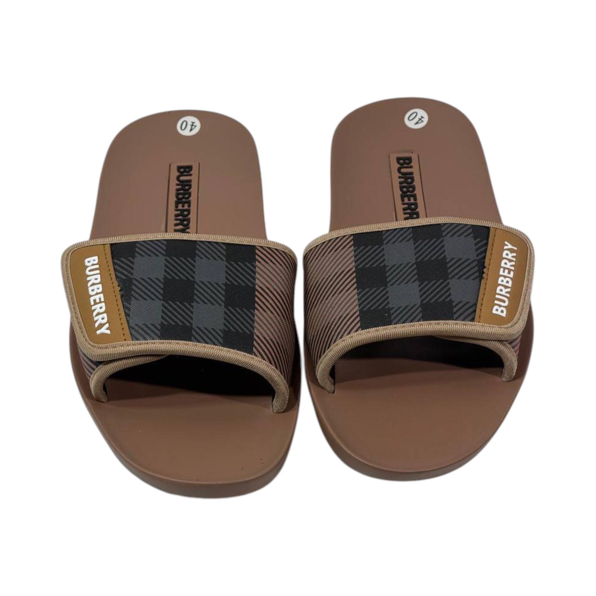 🖤 Burberry x Goodyear Check Comfort Slides - MASTERPIECE