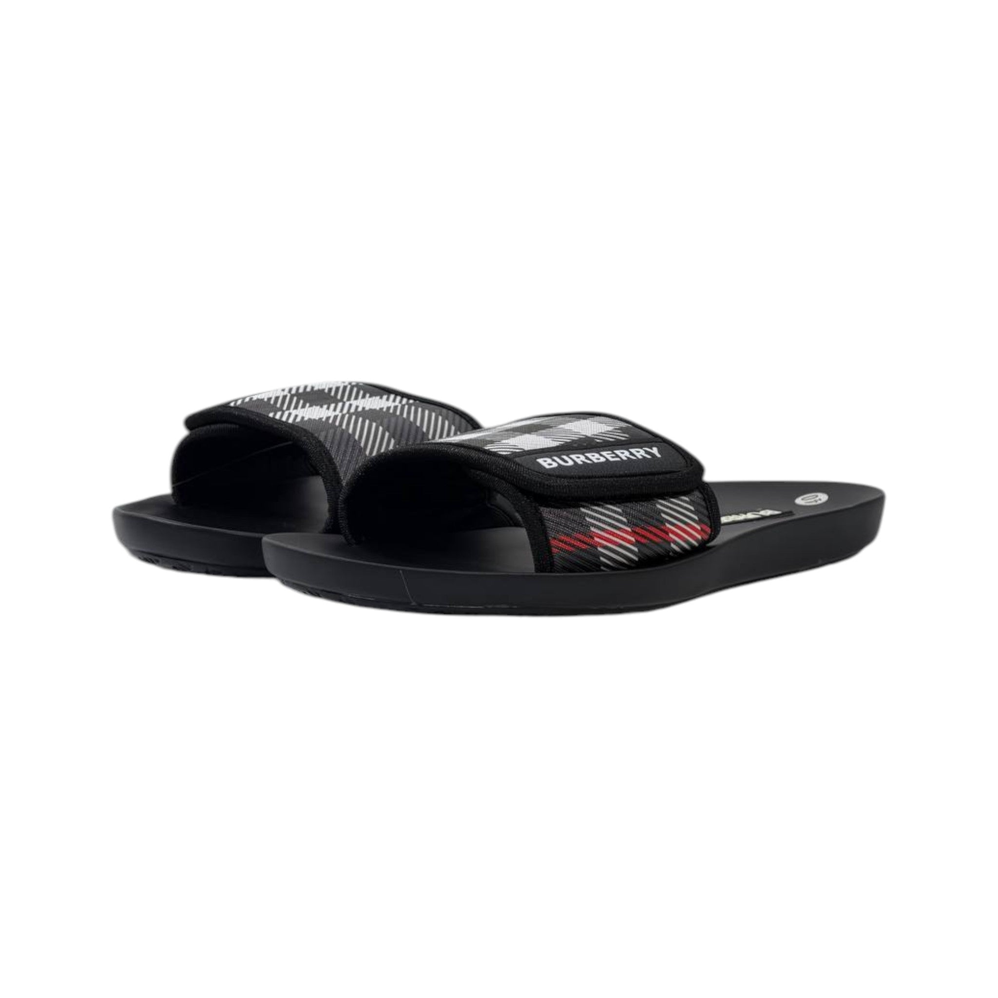 ✨ Burberry x Goodyear Check Slides – Luxury Comfort Meets Everyday Style - MASTERPIECE