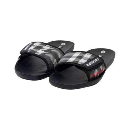 ✨ Burberry x Goodyear Check Slides – Luxury Comfort Meets Everyday Style - MASTERPIECE