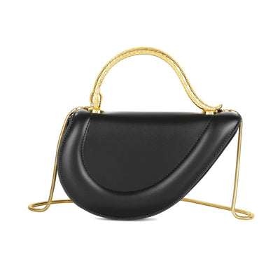 Bvlgari Serpenti-Inspired Black Crescent Bag 🖤🐍 - MASTERPIECE