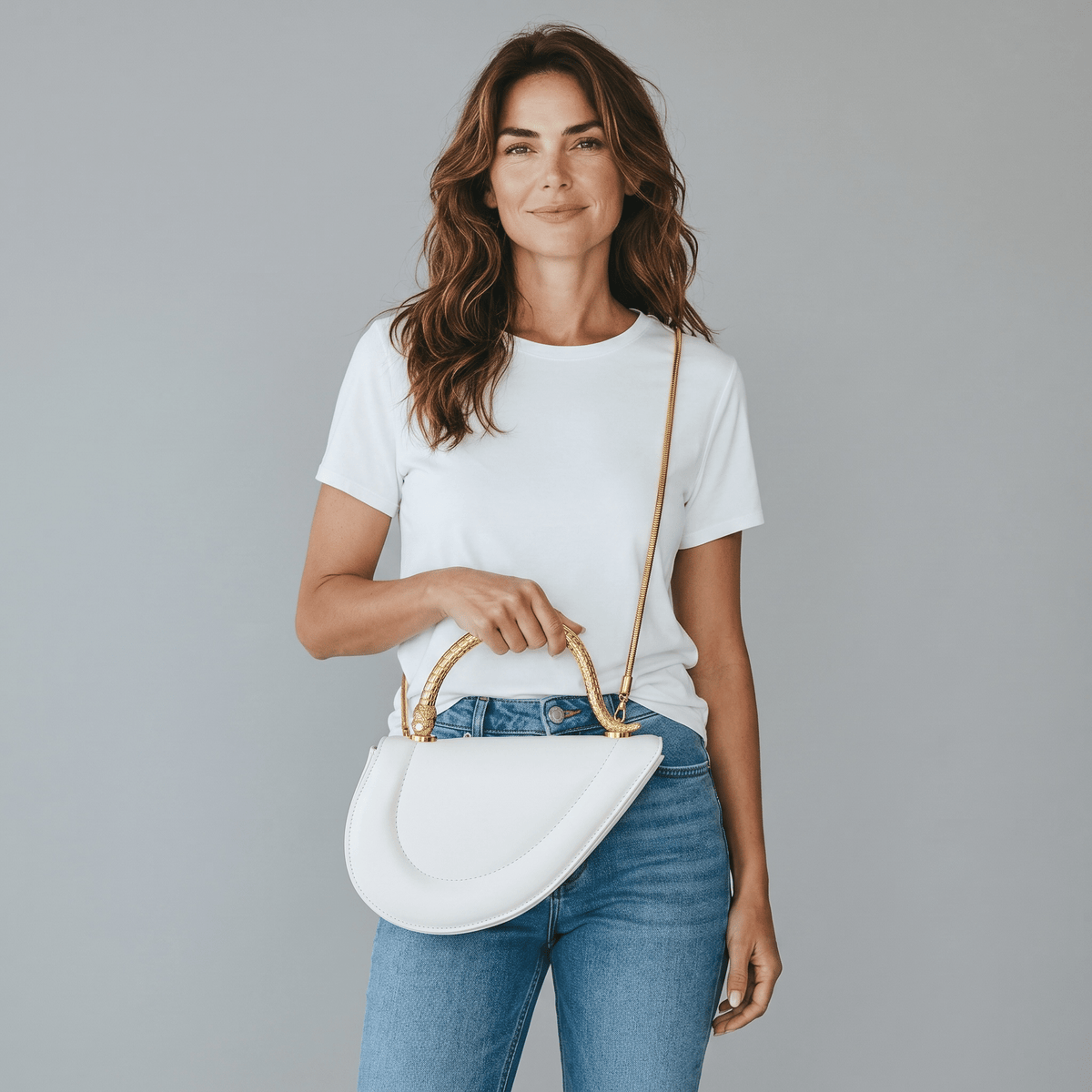 Bvlgari Serpenti-Inspired Top Handle Bag — Ivory - MASTERPIECE