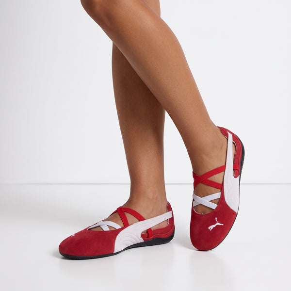 Puma Ballet Flat – Red/White 🩰👟