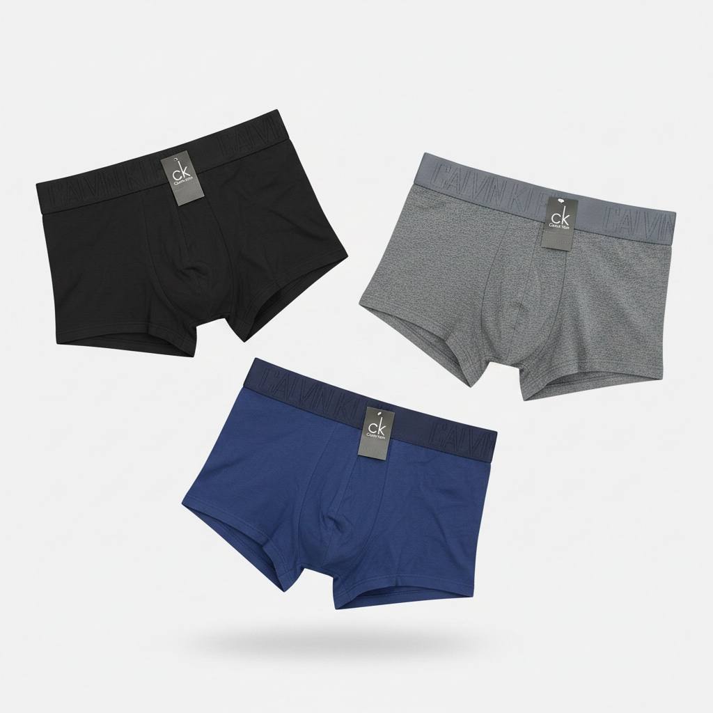 Calvin Klein 3-Pack Premium Boxer Briefs 👑🩲 Ultimate Comfort Essentials - MASTERPIECE