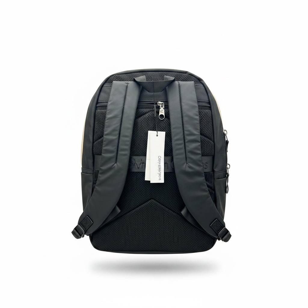 Calvin Klein Black Premium Backpack – Modern Minimalist Everyday Bag 🎒🖤 - MASTERPIECE