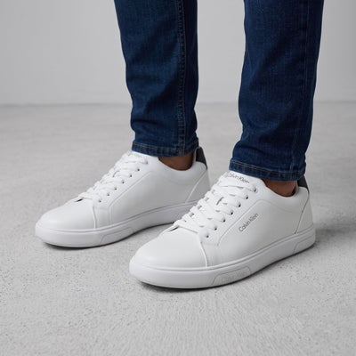 Calvin Klein Court Sneaker – White/Black 👟⚪️ - MASTERPIECE