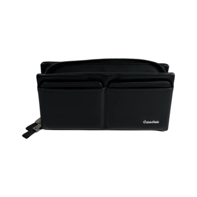 Calvin Klein Executive Black Organizer Wallet ✨🖤 Premium Zip Clutch - MASTERPIECE
