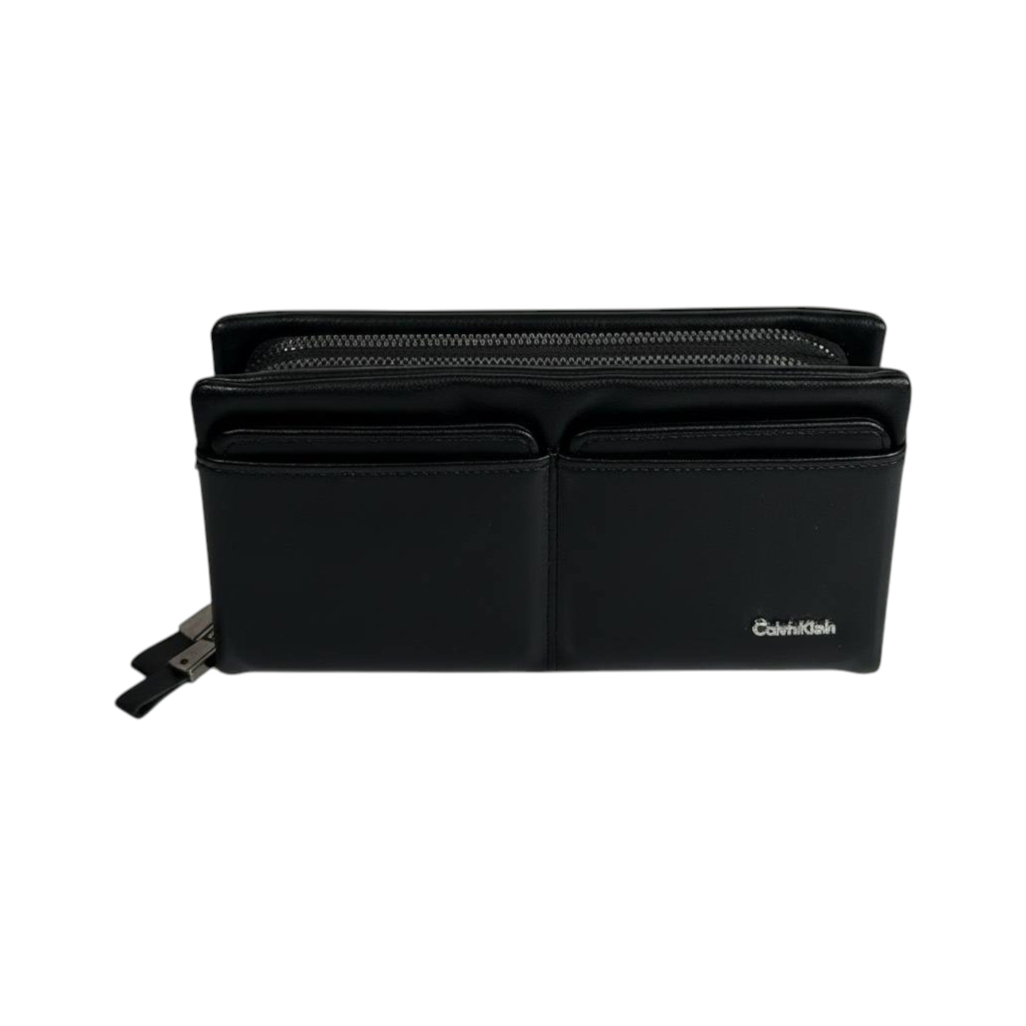 Calvin Klein Executive Black Organizer Wallet ✨🖤 Premium Zip Clutch - MASTERPIECE