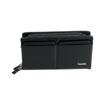 Calvin Klein Executive Black Organizer Wallet ✨🖤 Premium Zip Clutch - MASTERPIECE