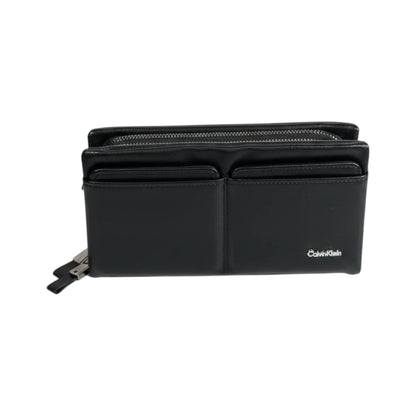 Calvin Klein Executive Black Organizer Wallet ✨🖤 Premium Zip Clutch - MASTERPIECE