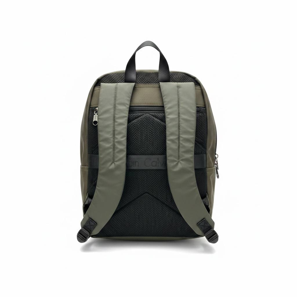 Calvin Klein Olive Green Backpack – Premium Everyday Utility Bag 🎒💚 - MASTERPIECE