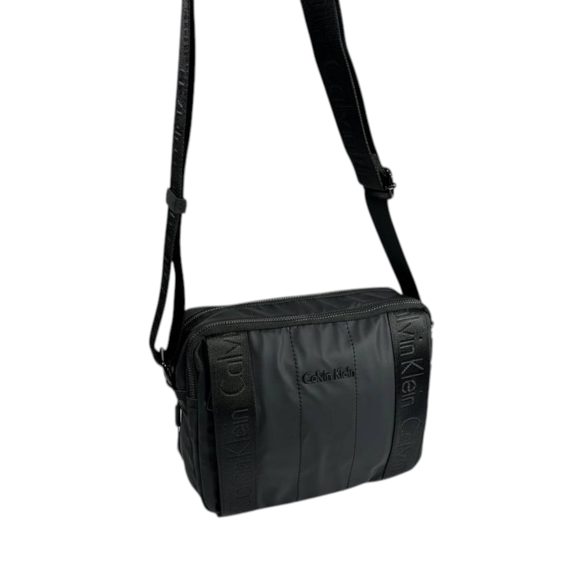Calvin Klein Sleek Black Crossbody Bag ✨🖤 Signature Everyday Messenger - MASTERPIECE