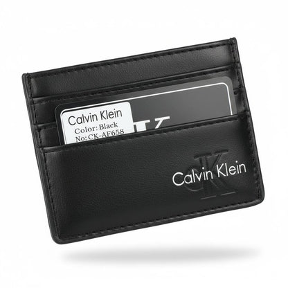 Calvin Klein Slim Card Holder – Minimal Black Luxury Wallet 🖤💳 - MASTERPIECE
