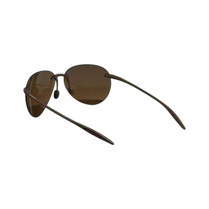 🤎 Carrera Rimless Brown Aviator Sunglasses | Luxury Minimalist Edition 😎 - MASTERPIECE