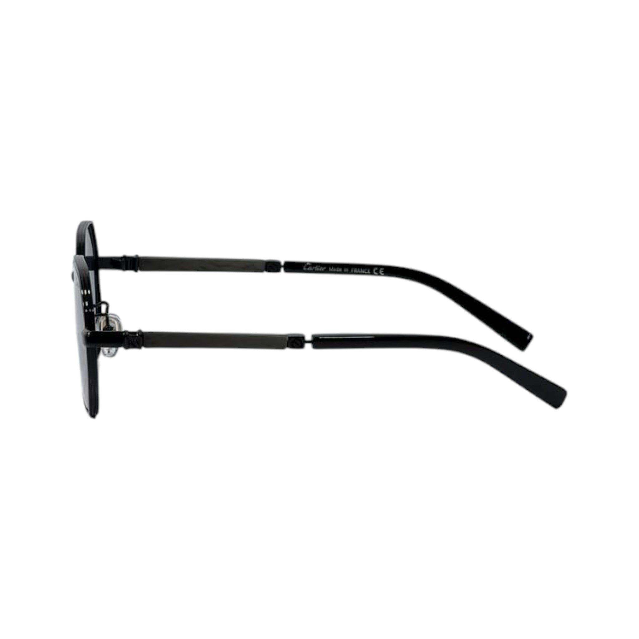 🕶️ Cartier-Inspired Black Geometric Sunglasses | Modern Luxury Edition ✨ - MASTERPIECE