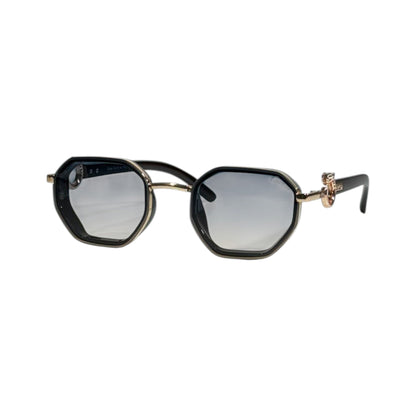 Cartier Luxe Octagon Sunglasses 🖤✨ Gold Black Prestige Edition - MASTERPIECE