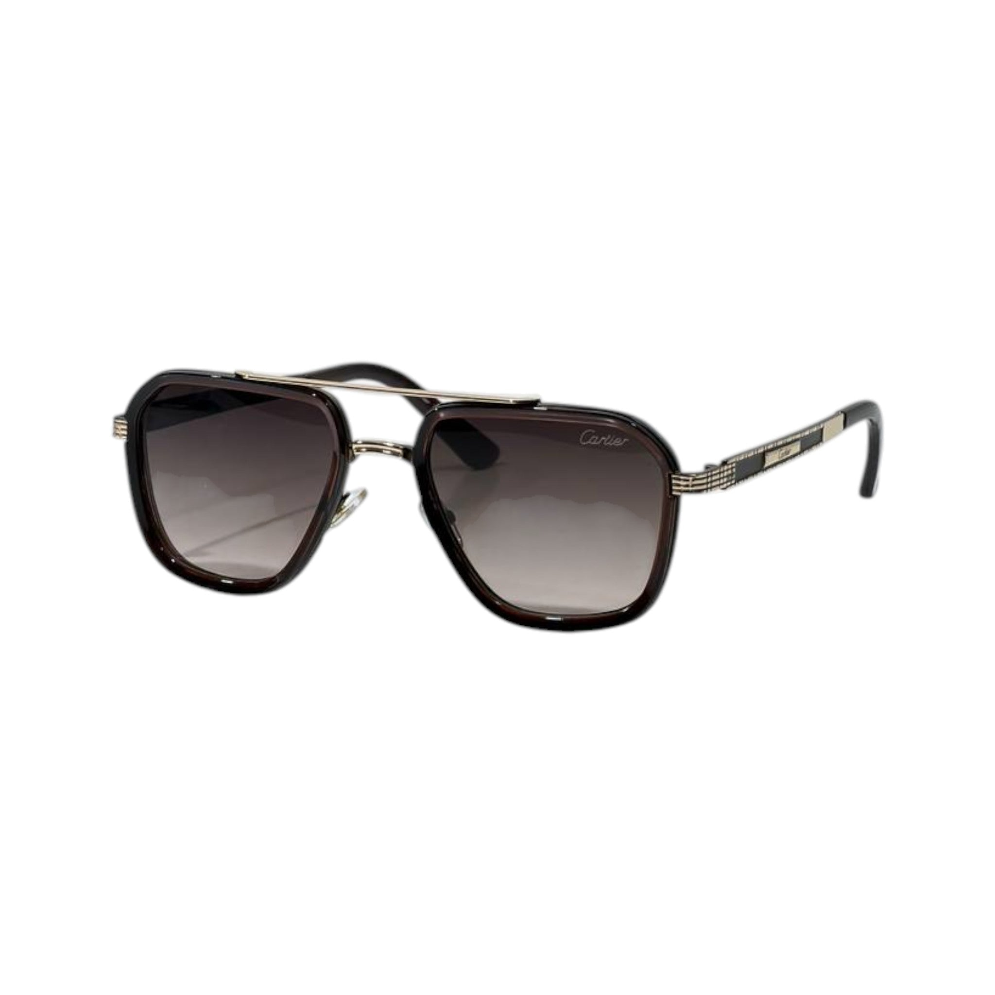 🕶️ Cartier Navigator Square Sunglasses | Luxury Gradient Eyewear ✨ - MASTERPIECE