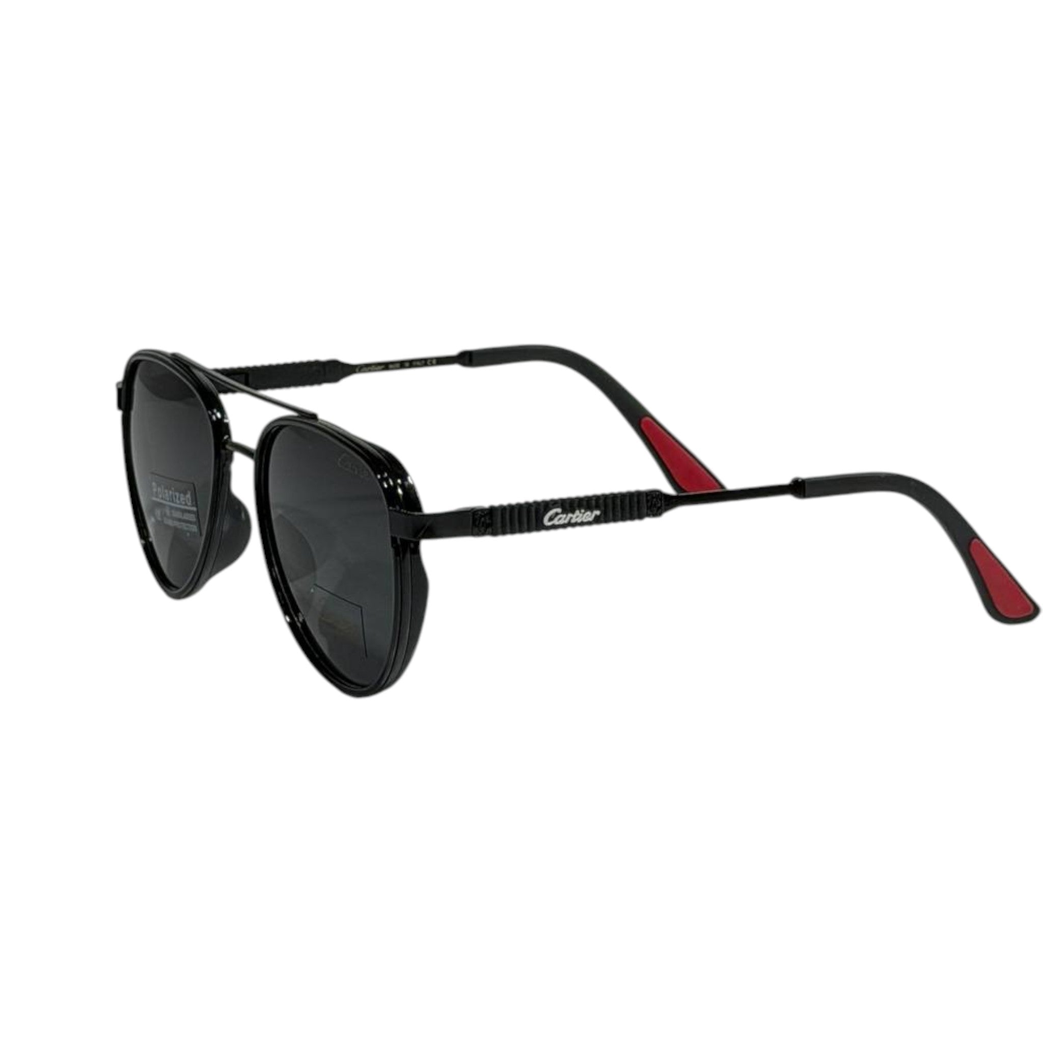 Cartier Polarized Aviator Sunglasses 🖤✨ Premium Black Edition - MASTERPIECE