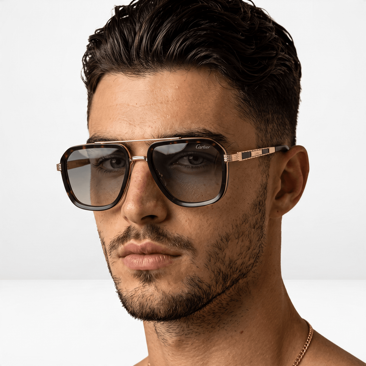 Cartier Prestige Aviator Sunglasses — Gold - MASTERPIECE