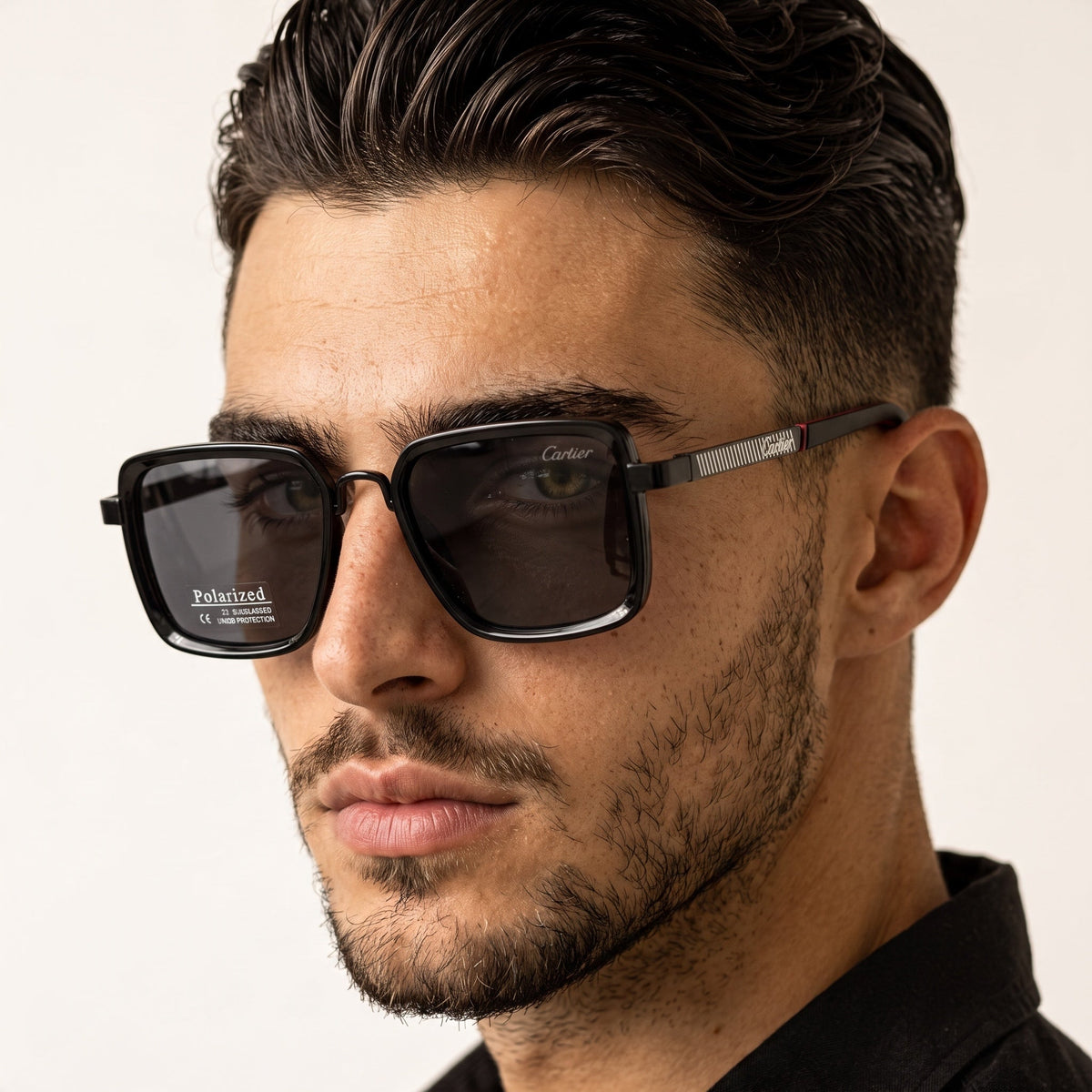 Cartier Sunglasses – Black Square Frame - MASTERPIECE
