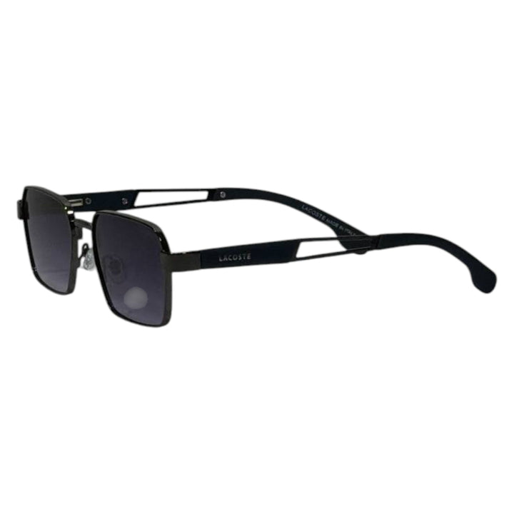 Lacoste Rectangular Sunglasses — Matte Black
