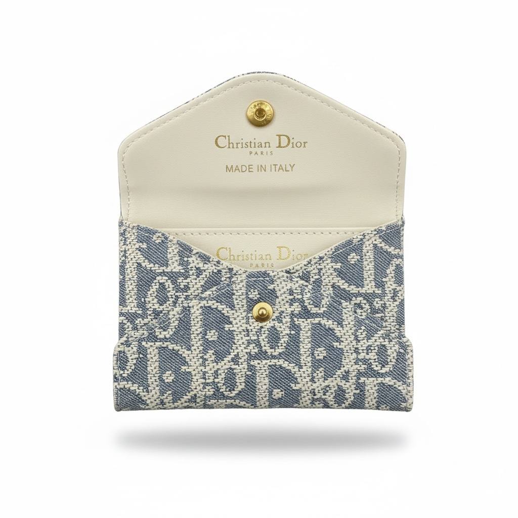 👛 CD Monogram Mini Wallet – Light Canvas Chic Edition - MASTERPIECE