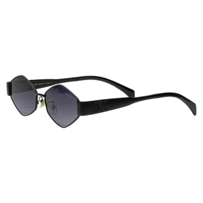 Celine Geometric Rimless Sunglasses – Matte Black Designer Eyewear 🖤✨ - MASTERPIECE