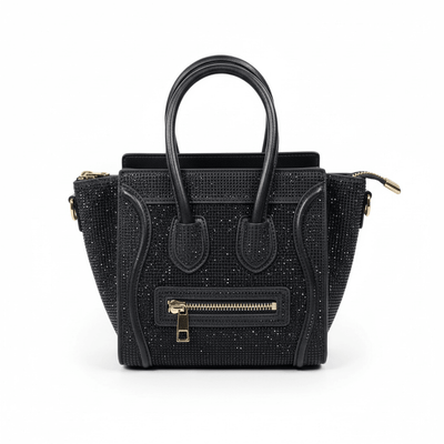 Celine Nano Luggage Sparkle — Black - MASTERPIECE