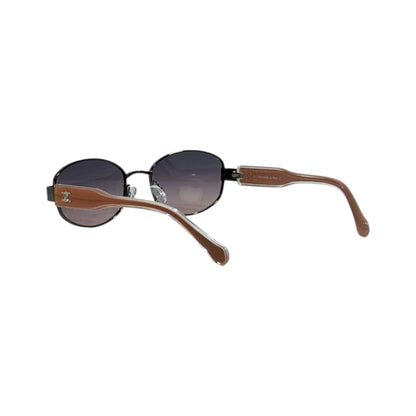 Celine Round Sunglasses 🕶️ | Black Frame Brown Temple Gradient Lens - MASTERPIECE