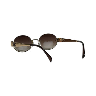 Celine Round Sunglasses – Gold Vintage Luxury 🕶️✨ - MASTERPIECE