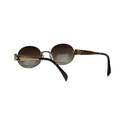Celine Round Sunglasses – Gold Vintage Luxury 🕶️✨ - MASTERPIECE
