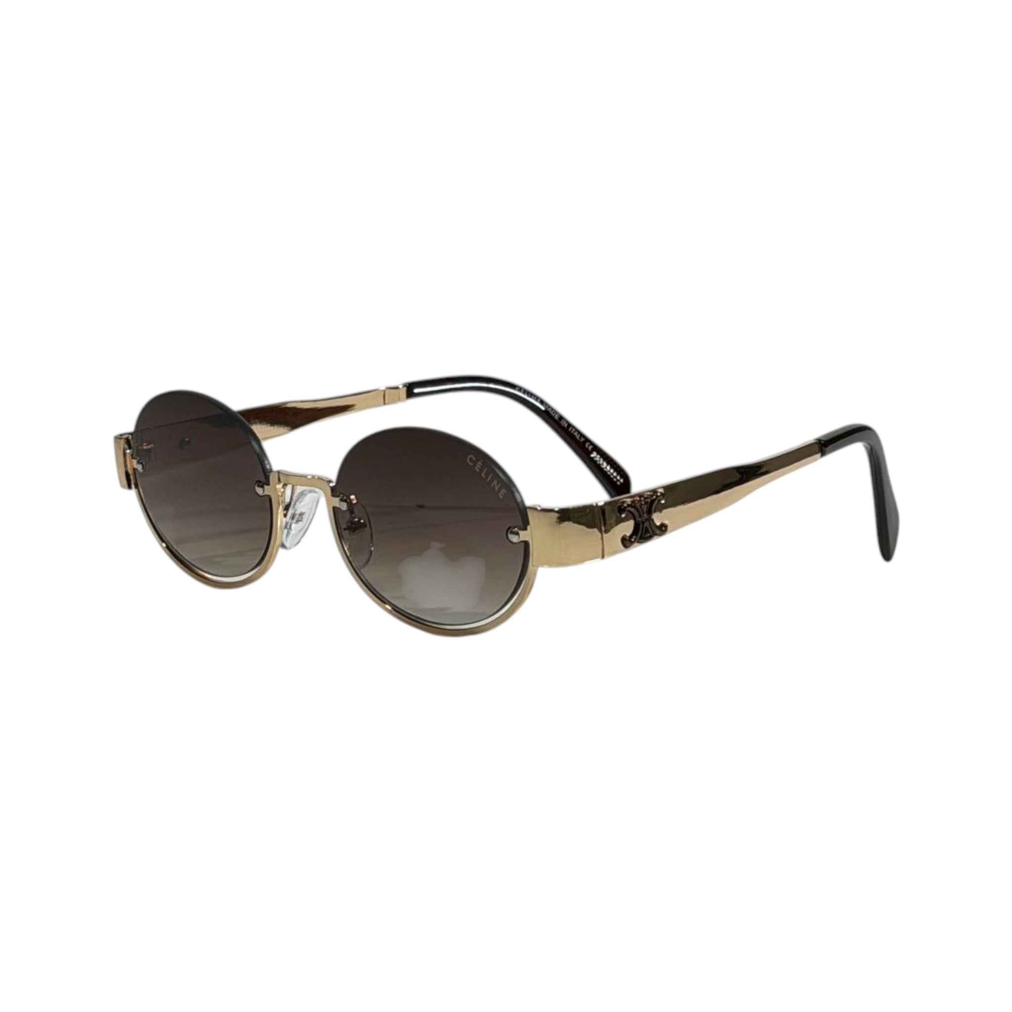 Celine Round Sunglasses – Gold Vintage Luxury 🕶️✨ - MASTERPIECE