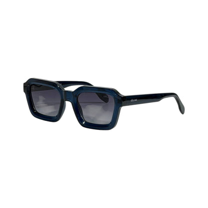 Celine Square Sunglasses – Deep Blue Frame Gradient Lens 🕶️💙 - MASTERPIECE