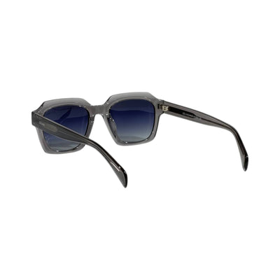 Celine Square Sunglasses – Transparent Grey Frame Blue Gradient 🕶️✨ - MASTERPIECE