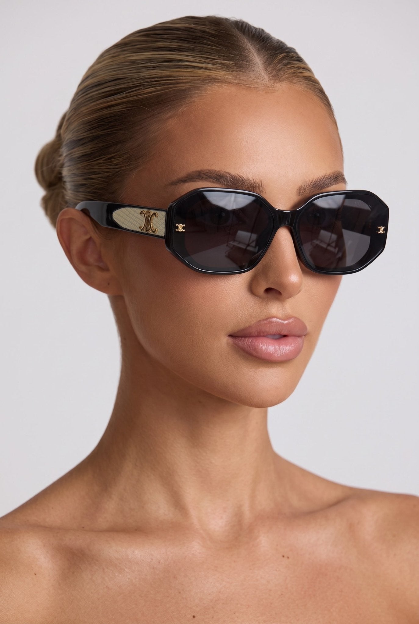 Celine Triomphe Octagon Sunglasses – Black 🕶️ - MASTERPIECE