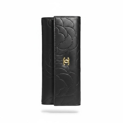 Chanel Black Camellia Long Wallet 🖤✨ Luxury Designer Wallet for Women - MASTERPIECE