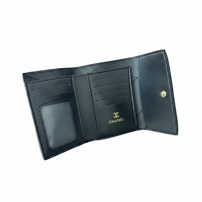 Chanel Black Quilted Wallet 🖤✨ Luxury Compact Designer Wallet for Women - MASTERPIECE