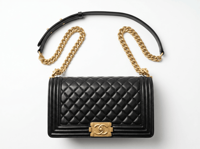 🖤 Chanel Boy Flap Bag – Classic Black Quilted Shoulder Bag - MASTERPIECE