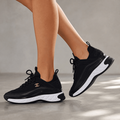 Chanel Chunky Runner Sneakers – Black Luxe Edition 🖤✨ - MASTERPIECE