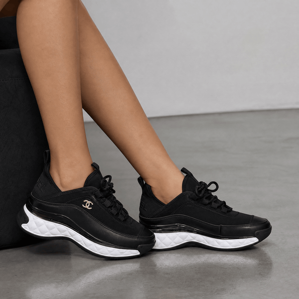 Chanel Chunky Runner Sneakers – Black Luxe Edition 🖤✨