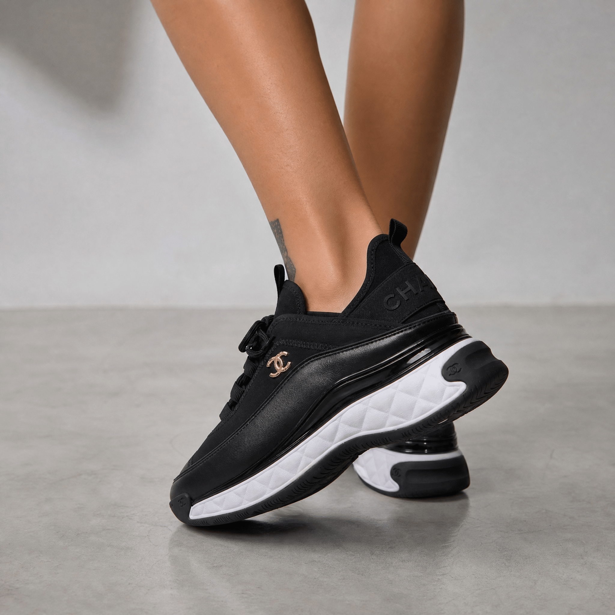Chanel Chunky Runner Sneakers – Black Luxe Edition 🖤✨ - MASTERPIECE