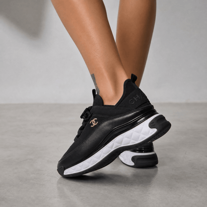 Chanel Chunky Runner Sneakers – Black Luxe Edition 🖤✨ - MASTERPIECE