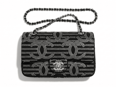 ✨ Chanel Crystal CC Flap Bag – Black Glam Edition ✨ - MASTERPIECE