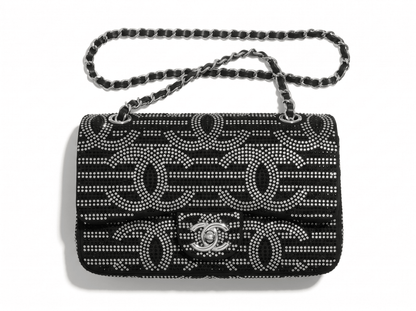✨ Chanel Crystal CC Flap Bag – Black Glam Edition ✨ - MASTERPIECE